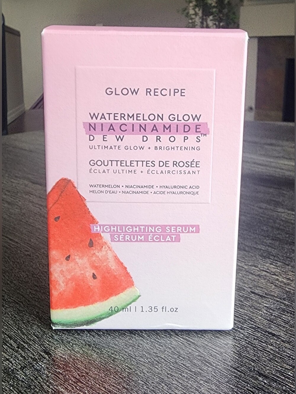 Glow Recipe Pink Watermelon Glow Niacinamide Dew Drops Highlighting Serum NWT